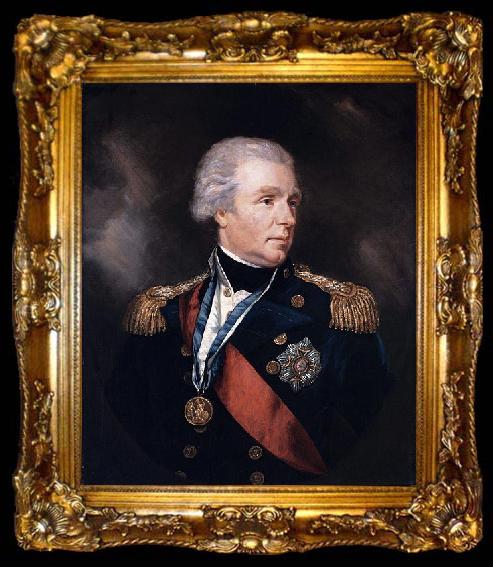 framed  James Northcote Admiral William Waldegrave, 1st Baron Radstock, ta009-2